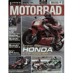 Motorrad Nr.5 / 18 Februar 2000 - Honda VTR 1000 SP-1