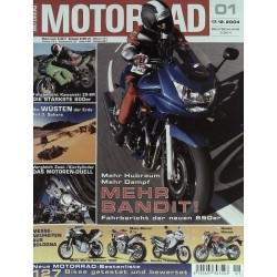 Motorrad Nr.1 / 17 Dezember 2004 - Mehr Bandit!
