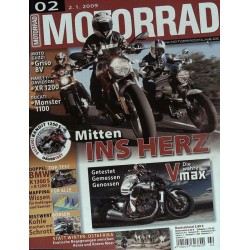 Motorrad Nr.2 / 2 Januar 2009 - Mitten ins Herz