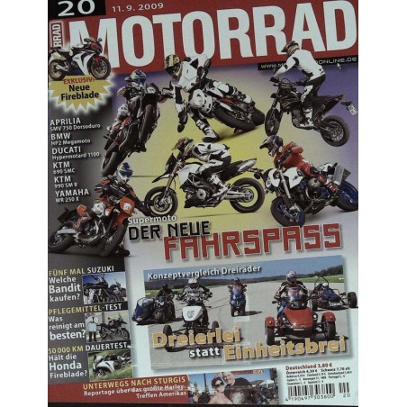 Motorrad Nr.20 / 11 September 2009 - Der neue Fahrspass