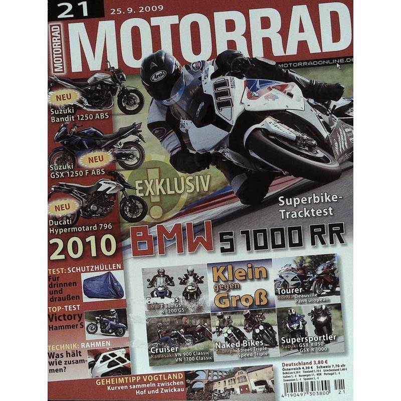 Motorrad Nr.21 / 25 September 2009 - BMW S 1000 RR