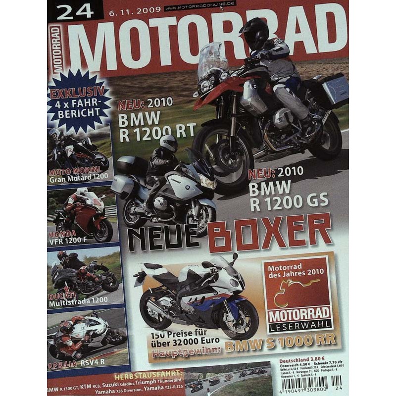 Motorrad Nr.24 / 6 November 2009 - Neue Boxer