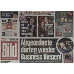 Bild Zeitung Donnerstag, 4 Dezember 2025 - Abgeordnete dürfen...