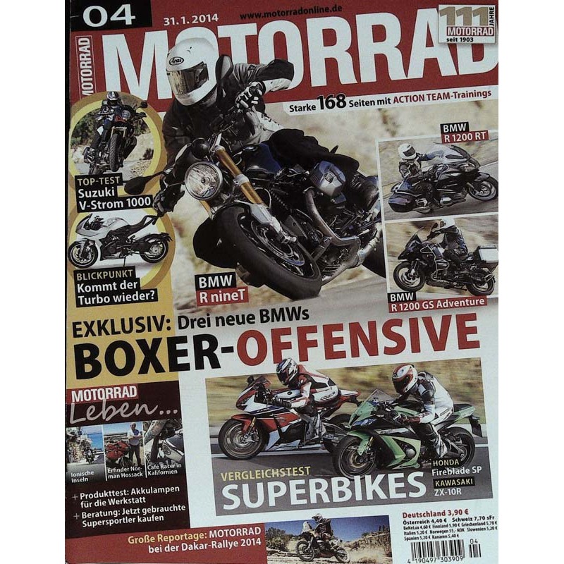 Motorrad Nr.4 / 31 Januar 2014 - Boxer Offensive