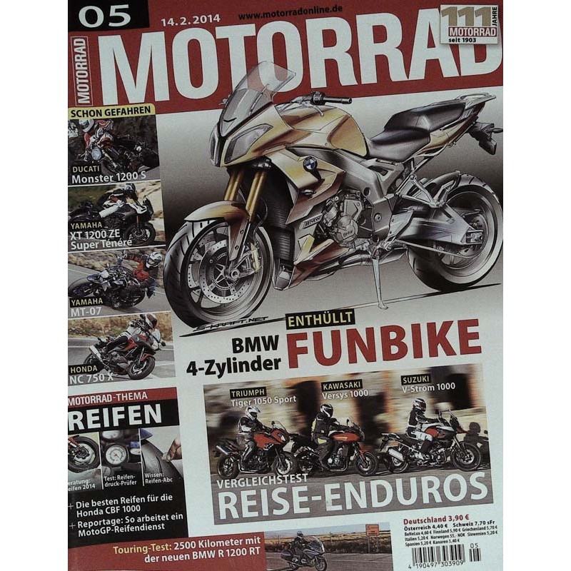 Motorrad Nr.5 / 14 Februar 2014 - BMW Funbike