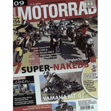 Motorrad Nr.9 / 11 April 2014 - 7 Super-Nakeds