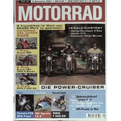 Motorrad Nr.24 / 9 November 2001 - Die Power-Cruiser