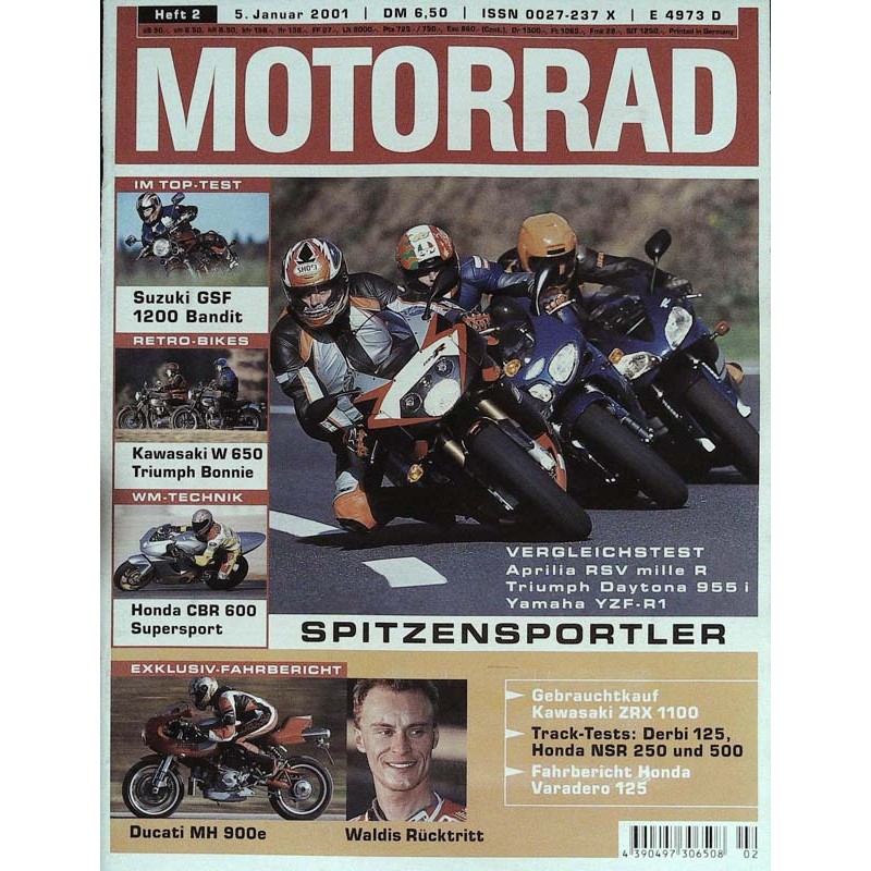 Motorrad Nr.2 / 5 Januar 2001 - Spitzensportler