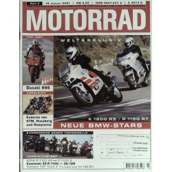 Motorrad Nr.3 / 19 Januar 2001 - Neue BMW-Stars
