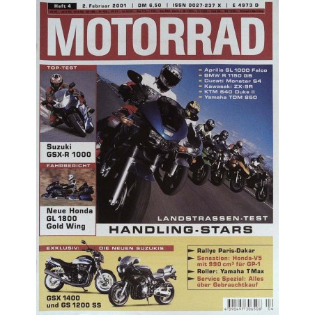 Motorrad Nr.4 / 2 Februar 2001 - Handling-Stars