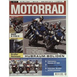 Motorrad Nr.8 / 30 März 2001 - Hubraum-Boliden