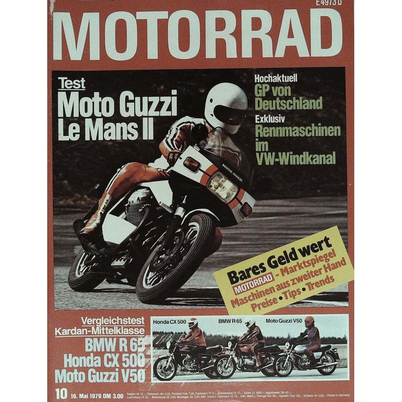 Motorrad Nr.10 / 16 Mai 1979 - Moto Guzzi Le Mans 2