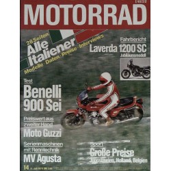 Motorrad Nr.14 / 11 Juli 1979 - Test Benelli 900 Sei