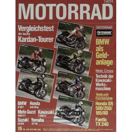 Motorrad Nr.15 / 25 Juli 1979 - Kardan-Tourer