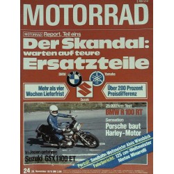 Motorrad Nr.24 / 28 November 1979 - Der Skandal