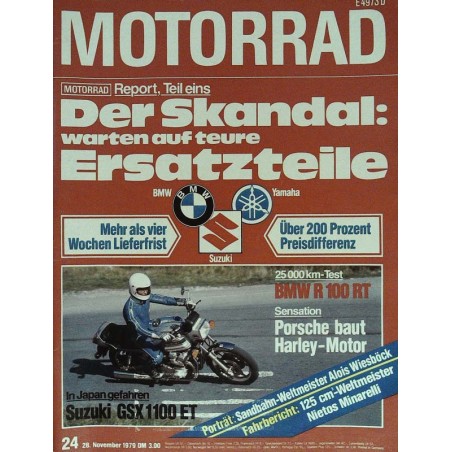 Motorrad Nr.24 / 28 November 1979 - Der Skandal