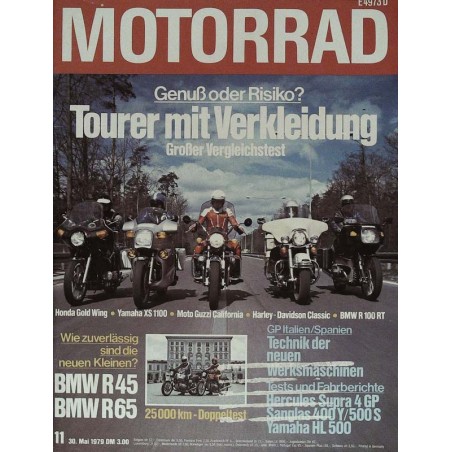 Motorrad Nr.11 / 30 Mai 1979 - Tourer mit Verkleidung