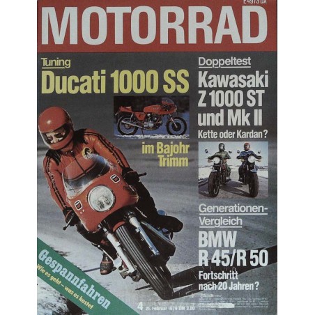Motorrad Nr.4 / 21 Februar 1979 - Ducati 1000 SS