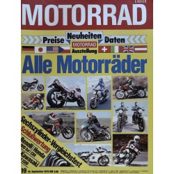 Motorrad Nr.19 / 19 September 1979 - Alle Motorräder