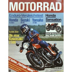 Motorrad Nr.12 / 13 Juni 1979 - Kawasaki Z 500