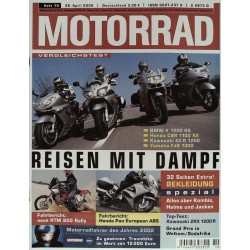 Motorrad Nr.10 / 26 April 2002 - Reisen mit Dampf