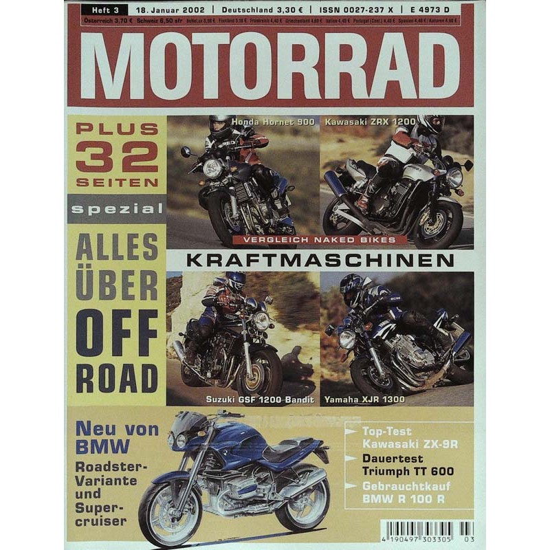 Motorrad Nr.3 / 18 Januar 2002 - Kraftmaschinen