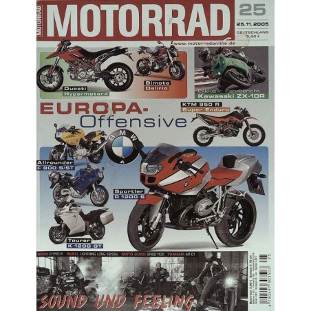 Motorrad Nr.25 / 25 November 2005 - Europa Offensive