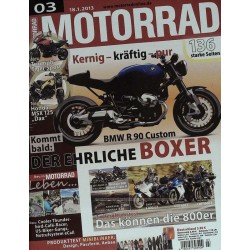 Motorrad Nr.3 / 18 Januar 2013 - Der ehrliche Boxer