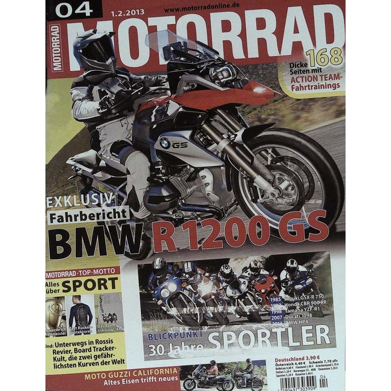 Motorrad Nr.4 / 1  Februar 2013 - BMW R 1200 GS