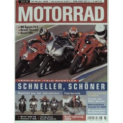 Motorrad Nr.23 / 25 Oktober 2002 - Italienische Sportler