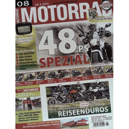 Motorrad Nr.8 / 28 März 2013 - 48 PS Spezial