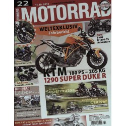 Motorrad Nr.22 / 11 Oktober 2013 - KTM 1290 Super Duke