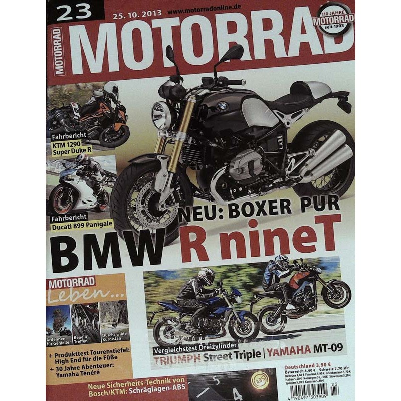 Motorrad Nr.23 / 25 Oktober 2013 - BMW R nineT