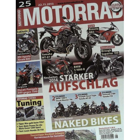 Motorrad Nr.25 / 22 November 2013 - Starker Aufschlag