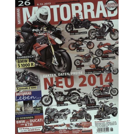Motorrad Nr.26 / 6 Dezember 2013 - Neu für 2014