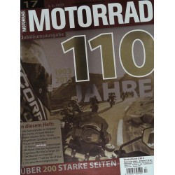 Motorrad Nr.17 / 2 August 2013 - 110 Jahre