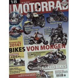 Motorrad Nr.18 / 16 August 2013 - Bikes von Morgen