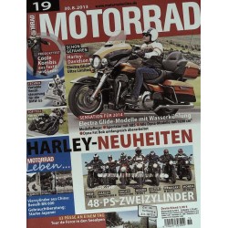 Motorrad Nr.19 / 30 August 2013 - Harley Neuheiten