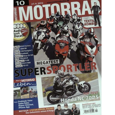 Motorrad Nr.10 / 27 April 2012 - Megatest Super-Sportler