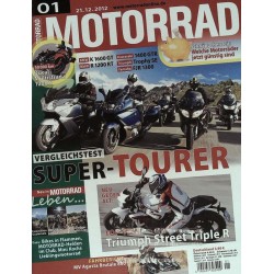 Motorrad Nr.1 / 21 Dezember 2012 - Vergleichstest Super-Tourer