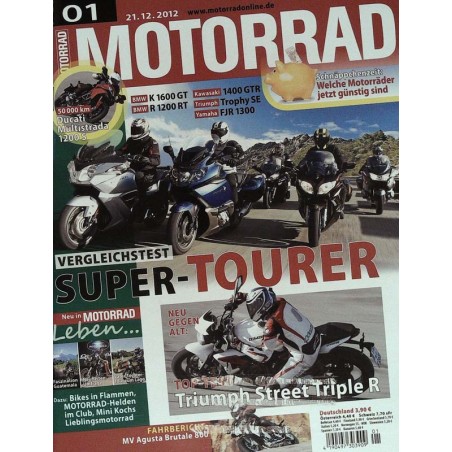 Motorrad Nr.1 / 21 Dezember 2012 - Vergleichstest Super-Tourer