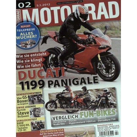 Motorrad Nr.2 / 5 Januar 2012 - Ducati 1199 Panigale