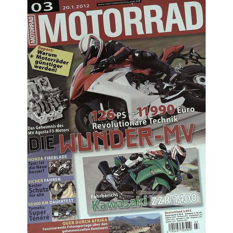 Motorrad Nr.3 / 20 Januar 2012 - Die Wunder-WM
