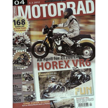 Motorrad Nr.4 / 3 Februar 2012 - Horex VR6