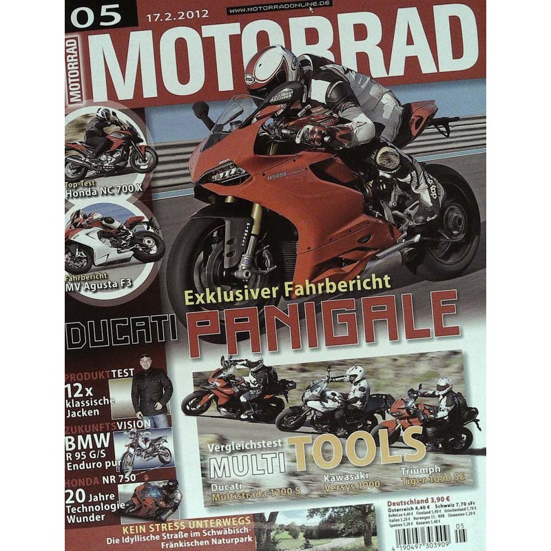Motorrad Nr.5 / 17 Februar 2012 - Ducati Panigale
