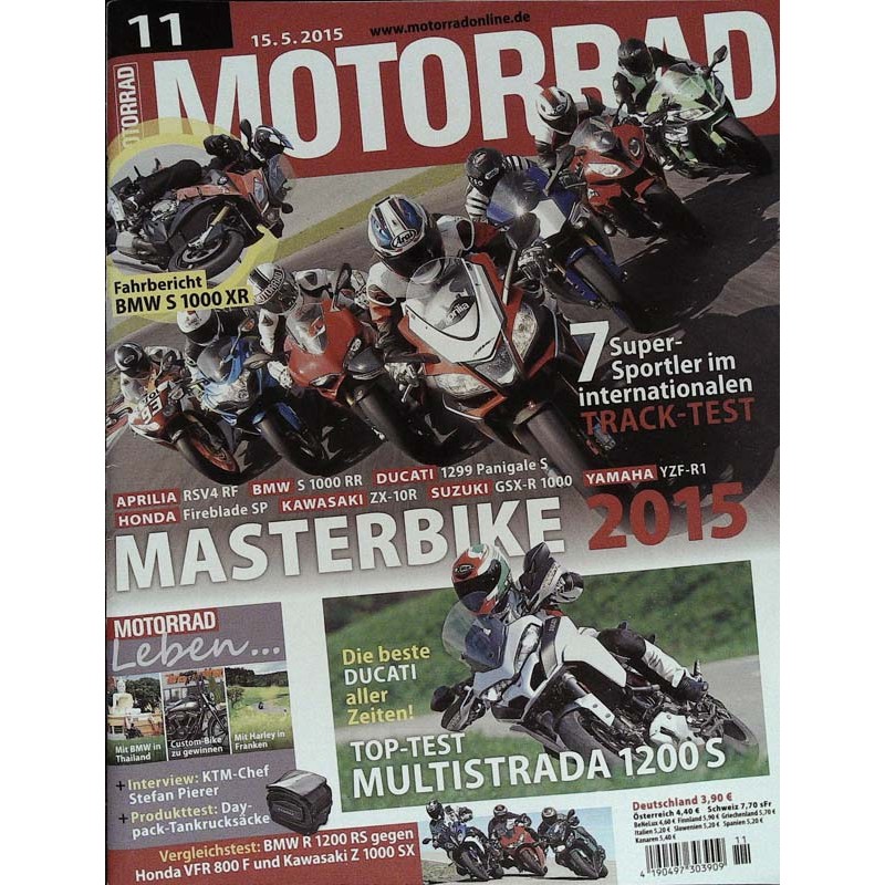 Motorrad Nr.11 / 15 Mai 2015 - Masterbike 2015