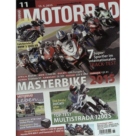 Motorrad Nr.11 / 15 Mai 2015 - Masterbike 2015
