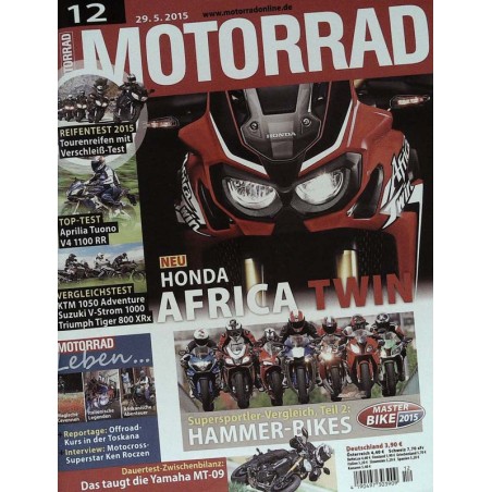 Motorrad Nr.12 / 29 Mai 2015 - Honda Africa Twin