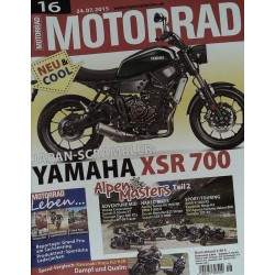 Motorrad Nr.16 / 24 Juli 2015 - Yamaha XSR 700