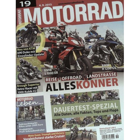 Motorrad Nr.19 / 4 September 2015 - Alles Könner